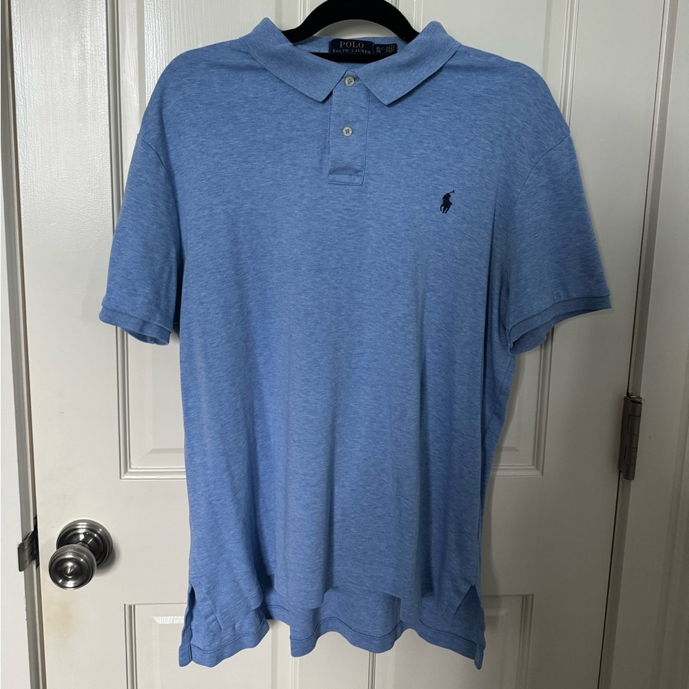 Polo by Ralph Lauren Men’s Light Blue Polo Shirt XL